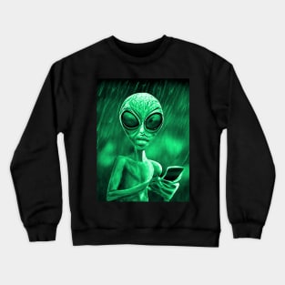 Alien Planet Mars Invasion Sci-fi Space x Crewneck Sweatshirt